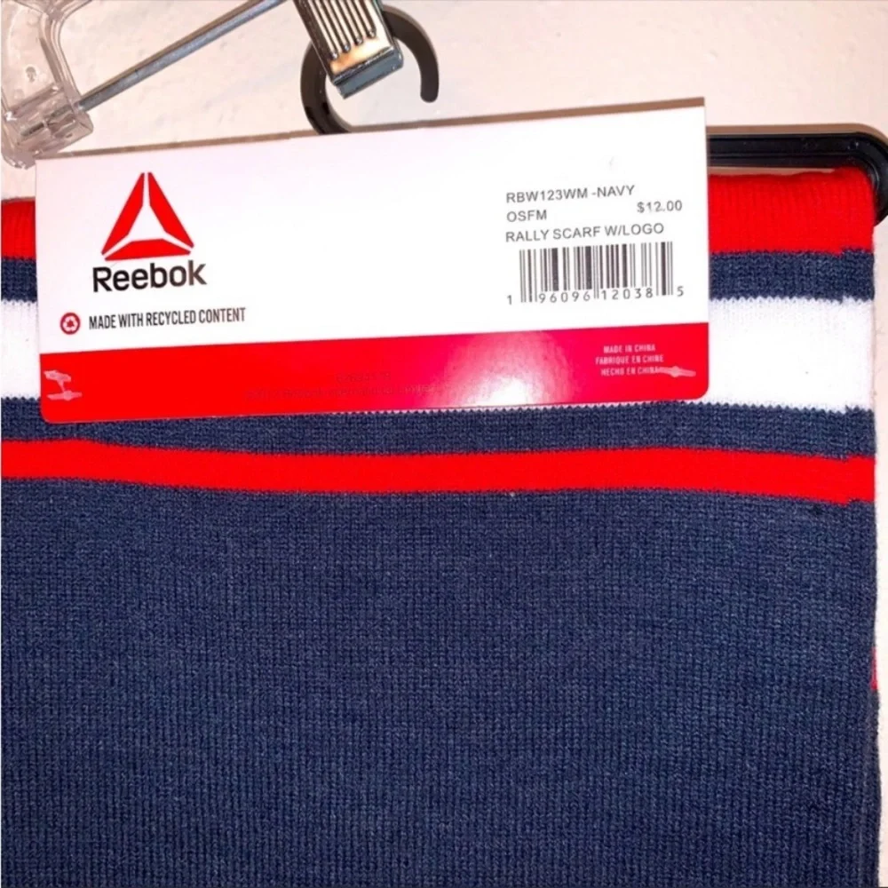 Reebok Knit Rally Mens One Size Fits Most Scarf
